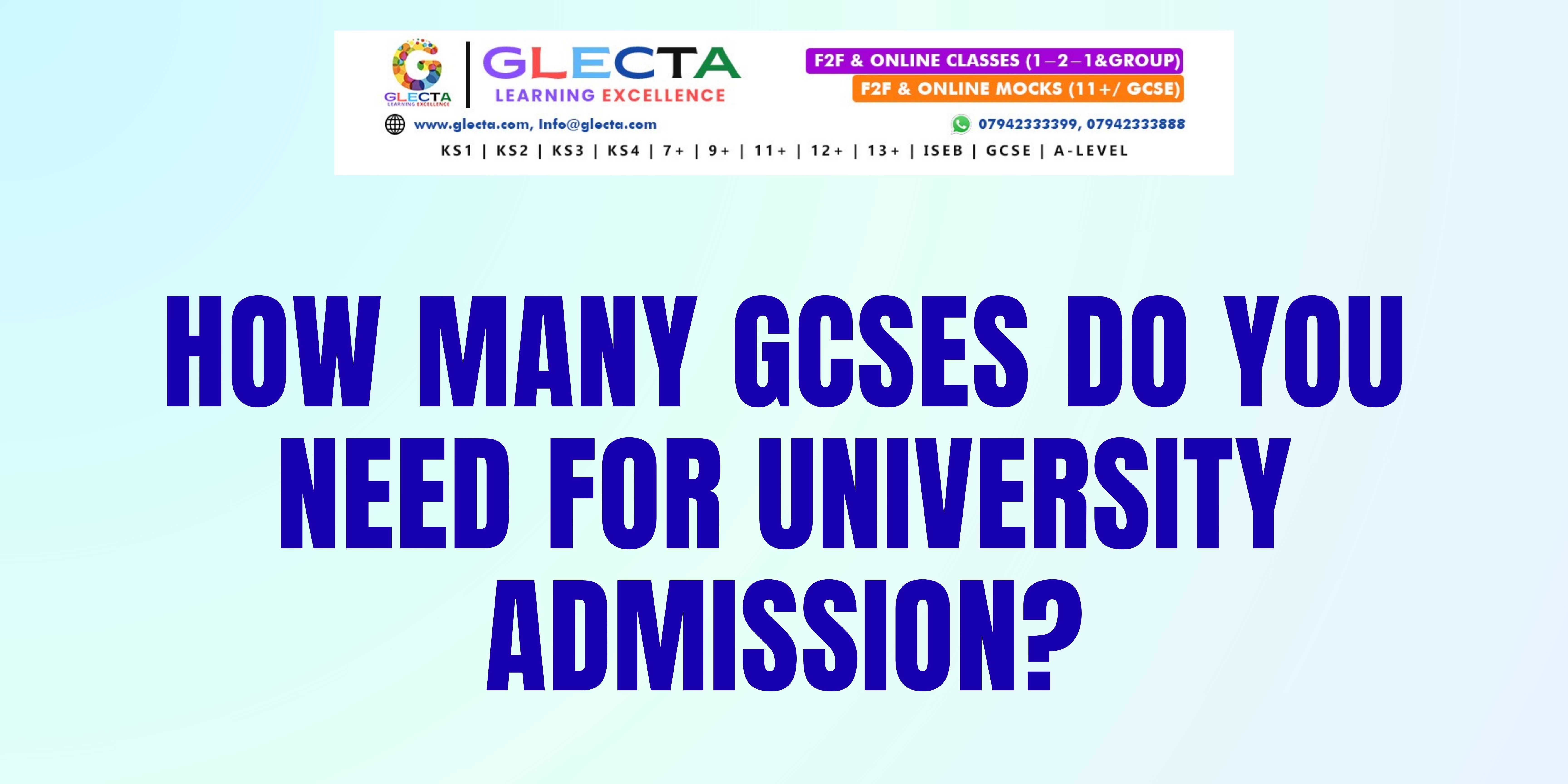 How Many GCSEs Do You Need for University? (2025 Guide)